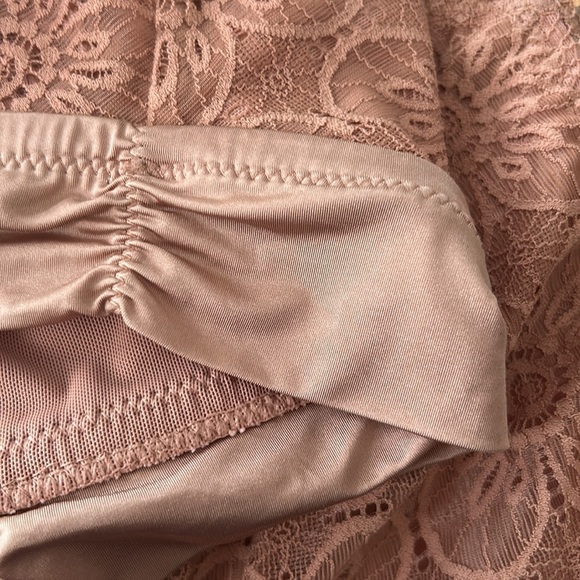 Aerie Soft & Smooth Endless Lace Stretch Triangle Bralette Bra XL in Raw Sienna - Picture 8 of 16